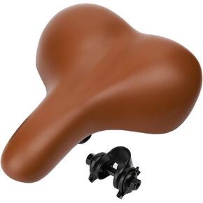Comfortable Bike Saddles Extra Wide and Thick Bicycle Seat Integrated Molding Anti-Rain