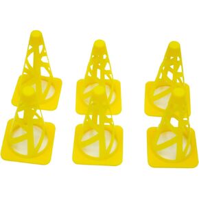 Trademark Innovations Soccer Agility Hurdle Cones for Training (Set of 6)