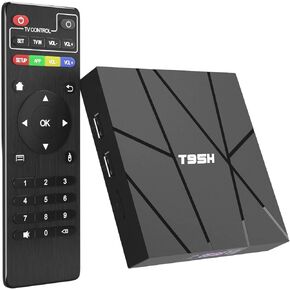 Android Tv Box 10.0, T95H 1GB RAM 8GB ROM Allwinner H616 Quad-core Smart Box 64-bit, Support 6K, H.265, 3D, 2.4G WiFi, 10/100M Ethernet etc.(2022 Upgrade)