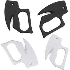 Letter Openers, 4 Packs Multipurpose Box Cutters Envelope Slitter Razor Blade Paper Open Letters Envelopes and Packages for Home Office