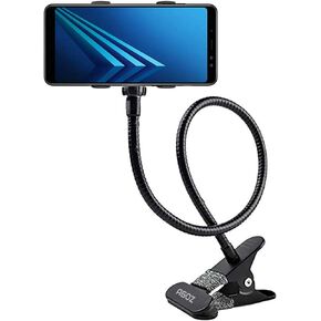 Agoz Cell Phone Holder Gooseneck Mount, Lazy Clamp Clip Flexible Phone Stand for Office Desk Bed iPhone 15 Pro MAX, iPhone 14, 13, 12, 11 XS XR, Samsung Galaxy S24 S23 S22 S21 Ultra Note 20 10 A54 A14