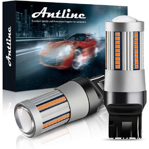 1156 1156NA 1141 1003 7506 LED Bulbs Amber Yellow for Turn Signal Lights with Build-in Load Resistor CANBUS Error Free Anti Hyper Flash for Blinker Bulb Replacement (Pack of 2)