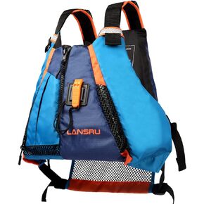 Owntop Adult Swim Vest - Adjustable Safety Strap & Premium Buoyancy for Paddle Sports, Kayaking, Canoeing, Boating