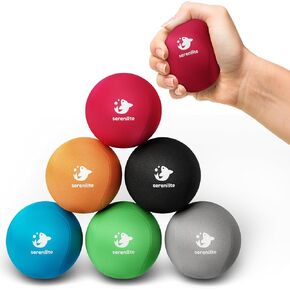 Serenilite Stress Balls, Anxiety Relief Items, Grip Strength Trainer, Meditation Accessories, Physical Therapy Equipment, Fidget Ball, Stress Balls For Adults, Hand Grip Strengthener
