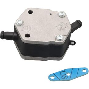 Fuel Pump Assy for Yamaha Outboard 115HP 130HP 150HP 175HP 200HP 225HP 250HP 300HP 2-stroke Boat Motor Engine Replace Sierra 18-7349 6E5-24410-03-00 6E5244100300, Silver, 3.74x2.99x1.73 Inch