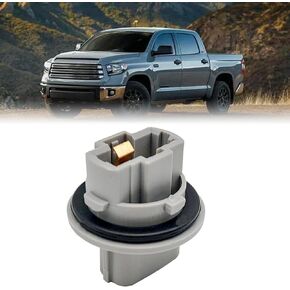 3-Wire Turn Signal Connector Socket Plug Harness Front Turn Signal Light Bulb Socket Harness Compatible with Toyota Tacoma Tundra (#90075-60060 9007560060)