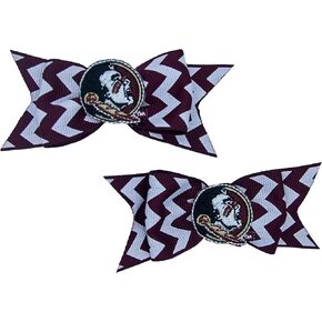 NCAA State Chevron Bow Pair