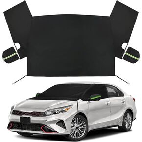 Windshield Snow Cover Replace for Chevrolet Malibu 2016-2023, 600D Oxford Cloth Heavy Duty All Weather Winter Frost Guard Windshield Covers with Side Mirror Covers