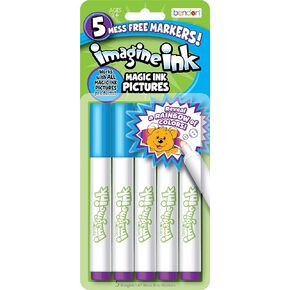 5-Pack Imagine Ink Mess-Free Markers