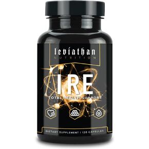 Leviathan IRE Complete Health Support - Overall Health & AntiOxidant Support with Longvida® Optimized Turmeric Curcumin, Grape Seed, Berberine, Arjuna, and Resveratrol