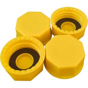 Thickened Gas Can Caps For 5 gallon and 3,2,1 gallon gas can,Replacement for Midwest Gas Can Lids,Coarse Thread Cap(4 Pack)