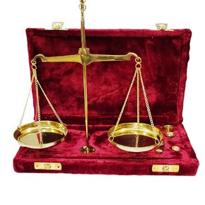 Old Traditional Goldsmith Weight (tarazu) showpiece Brass Weighing Scale Balance Justice Law Scale Decoration Nautical Home Decor Vintage Apothecary Scale Small Brass Weight Scale