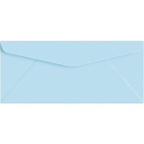 Blue Premium Pastel #10 Business Envelopes – Great for Holiday, Office, Invoices, Letters, Mailings| 4 1/8 x 9 1/2 Inches | 50 per Pack