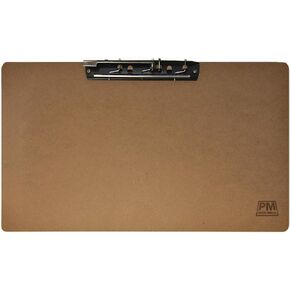 Paper Merlin Ledger Clipboards 19 x 11 Horizontal MDF 11x17 Clipboard Landscape Legal Size Paper with Large Clip 1 Pack
