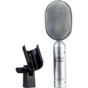 Nady RSM-5 Ribbon Microphone - Unique compact shape perfect for close miking, includes microphone clip and soft cloth pouch