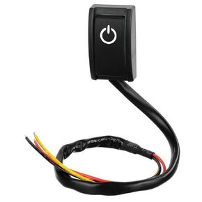 BONATECH DIY AUTO Switch Paste Type Button Switches Off/ON DC 12V 200mA Double Sided with Adhesive Tape