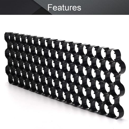 Fielect 5Pcs 5x15 Cell Spacer 18650 Lithium Battery Plastic Holder Bracket for DIY Battery Pack 18.5mm Hole Dia in Saudi Arabia