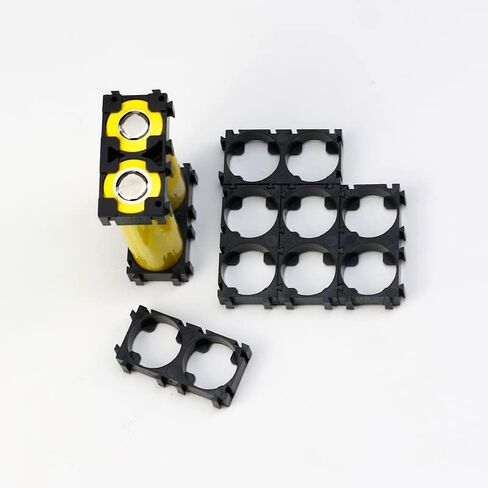 Fielect 20 قطعة 4x5 خلية فاصل 21700 بطارية ليثيوم حامل بلاستيك قوس DIY بها بنفسك بطارية حزمة 21.7 مللي متر ثقب ضياء in Saudi Arabia