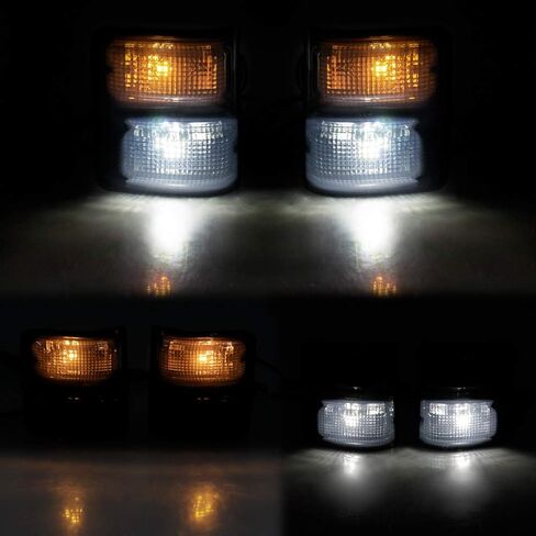 علامة ضوء مرآة جانبية LED مدخنة متوافقة مع 2008 إلى 2016 Ford F250 F350 Super Duty in Kuwait