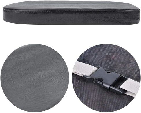 Bike Rear Saddle Seat Cover C High Robustness Cushion Wide Soft Pad Bicycle Accessory for School Sports for Trail Riding[Semicircular seat Plate (Black)] in Saudi Arabia
