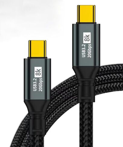 USB C 3.2 Gen 2x2 Video Cable for Monitor - 3.3FT / 1M in Kuwait