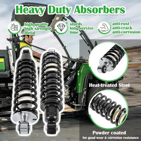 AM137958 ممتص الصدمات الخلفي للملف الخلفي 2 حزمة لجون ديري جاتور HPX، HPX 615E 815E/Gator XUV620I 4x4/Gator XUV850D 4x4 استبدال #AM137958 in Kuwait