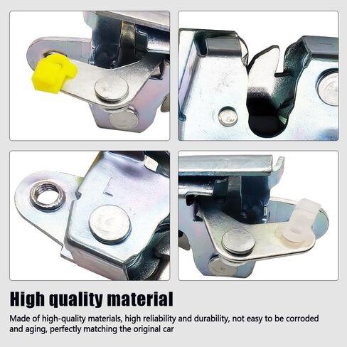 Back Tailgate Lock Latch with Striker Compatible with Tacoma 2004-2015, Hilux 2004-2011, Vigo 2004-2011, Replaces 65790-0K010 65780-0K010 in Saudi Arabia