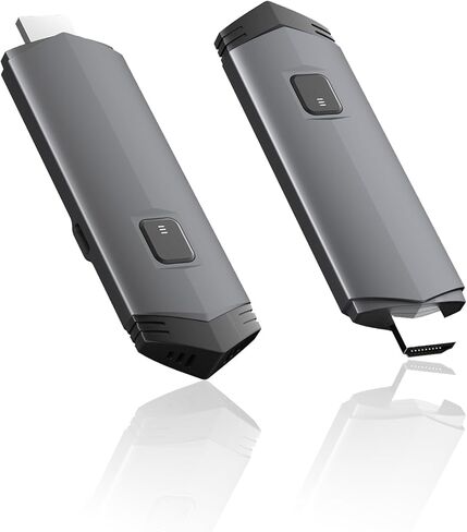 جهاز إرسال واستقبال HDMI لاسلكي، التوصيل والتشغيل المحمول 2.4G/5G طقم موسع HDMI لاسلكي لبث الفيديو والصوت إلى الشاشة من الكمبيوتر المحمول/الكمبيوتر الشخصي/صندوق التلفزيون/جهاز العرض in Kuwait
