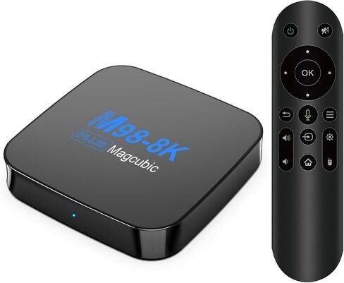 Google Certified TV Box Android 13.0، 4GB 128GB Allwinner H618 cortex-A53 Android Box يدعم YouTube/Prime Video/Netflix 4K HDR H.265 HEVC 2.4G/5G WiFi BT5.0 in Kuwait