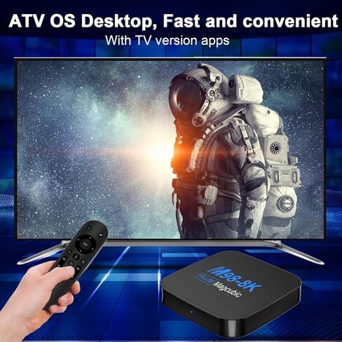 Google Certified TV Box Android 13.0، 4GB 128GB Allwinner H618 cortex-A53 Android Box يدعم YouTube/Prime Video/Netflix 4K HDR H.265 HEVC 2.4G/5G WiFi BT5.0 in Kuwait