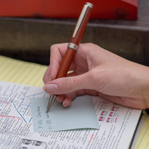 مجموعة أقلام وقلم رصاص وفتاحة رسائل من BF Systems Alex Navarre في علبة خشبية وزجاجية in Kuwait