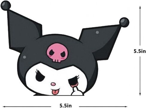 أنيمي سيارة ملصق عاكس سيارة ملصقات للسيارة متعددة الأشكال ، Kawaii اكسسوارات السيارات نافذة السيارة الشارات ، لطيف هود الشارات للسيارات in Kuwait