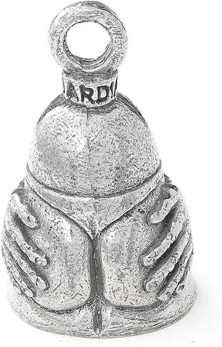 Guardian Bell AssMan Good Luck Bell w/Keyring & Black Velvet Gift Bag | Motorcycle Bell | Lead-Free Pewter | Good Luck Gift to Friends & Family | Bike Bell | Made in USA in Saudi Arabia