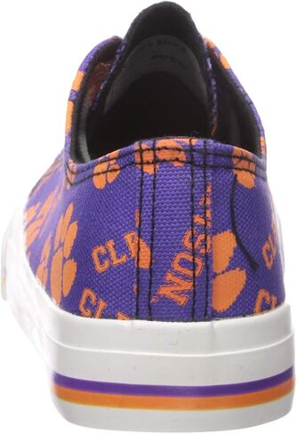 حذاء FOCO Clemson Tigers NCAA للسيدات ذو طباعة متكررة منخفضة الأعلى - 7 in Saudi Arabia