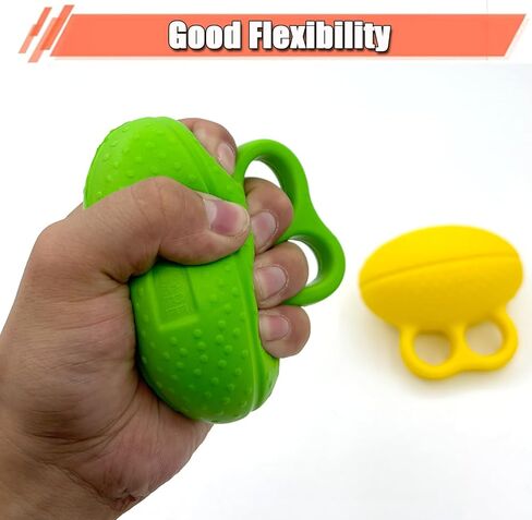 قطعتان من كرة الإصبع لتمرين قبضة اليد الناعمة من البولي يوريثان، كرة تمرين لتقوية قبضة اليد وكرات الضغط للبالغين، كرة علاج لتشنجات اليد والتعافي in Kuwait