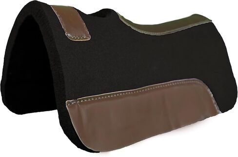 20" x 20" Synthetic Felt Performance Miniature Saddle Pad with Wear Leathers for Horse Saddle Available in 1" Thickness in Saudi Arabia