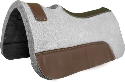 20" x 20" Synthetic Felt Performance Miniature Saddle Pad with Wear Leathers for Horse Saddle Available in 1" Thickness in Saudi Arabia