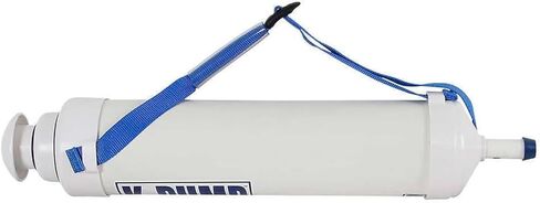 Outcast K-Pump - بدون خرطوم عالي الحجم 9-Psi متين من بلاستيك ABS / منفاخ أنبوب عائم مع حقيبة تخزين ومواد تشحيم ومحولات نفخ in Kuwait