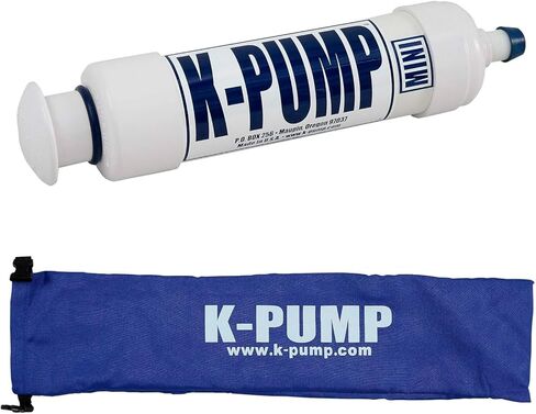 Outcast K-Pump - بدون خرطوم عالي الحجم 9-Psi متين من بلاستيك ABS / منفاخ أنبوب عائم مع حقيبة تخزين ومواد تشحيم ومحولات نفخ in Kuwait
