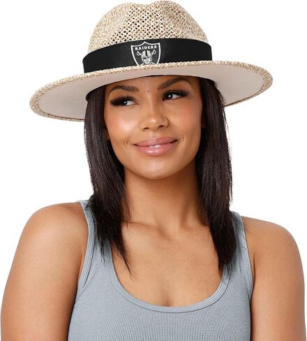 FOCO NFL Team Logo Beach Sun Band Straw Hat in Saudi Arabia