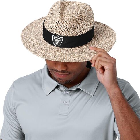 FOCO NFL Team Logo Beach Sun Band Straw Hat in Saudi Arabia