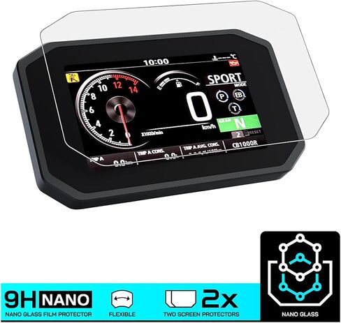 واقي شاشة نانو جلاس للوحة القيادة لجهاز XL750 TRANSALP (2023-) × 2 in Saudi Arabia