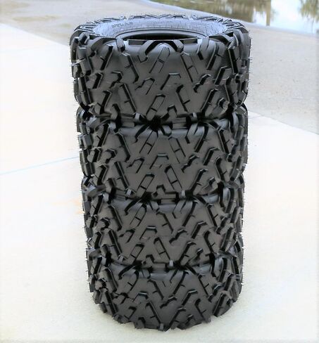 إطار Atlas A/T ATV ​​UTV للطرق الوعرة لجميع التضاريس - 27x11.00-12 27x11-12 27x11x12 56F نطاق تحميل 6 طبقات BSW جدار جانبي أسود in Saudi Arabia