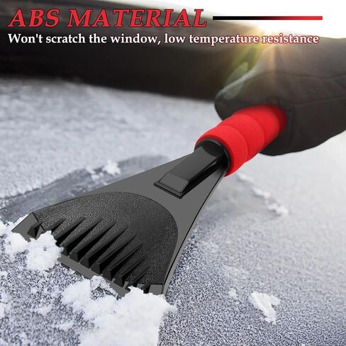 Ice Scrapers for Car Windshield, Scratch Free Ice, Snow, Frost, Removal Tool with Foam Handle, Effective and Durable Ice Scraper for Car, SUV, Truck, Window in Saudi Arabia