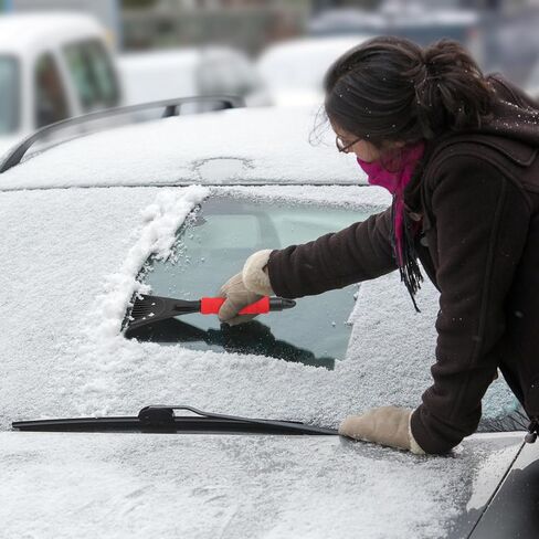 Ice Scrapers for Car Windshield, Scratch Free Ice, Snow, Frost, Removal Tool with Foam Handle, Effective and Durable Ice Scraper for Car, SUV, Truck, Window in Saudi Arabia