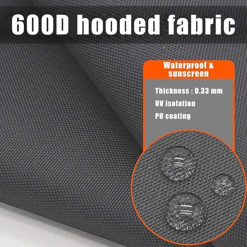 Rooftop Cargo Carrier, PI Store Waterproof Car Roof Bag with Protective Mat, Extra 15 Cubic Foot Storage Carriers for All Cars with/Without Roof Racks, Gift for Men, Cover Only in Kuwait