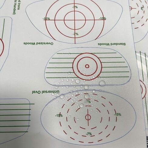 ملصقات شريط تأثير لسائقي نادي الجولف ومسجل ضرب الكرة 120 قطعة من ملصقات تأثير الجولف لمكاوي تدريب التأرجح والأخشاب والمضرب، وملصقات وجه النادي تساعد على ممارسة تأرجح الجولف in Kuwait