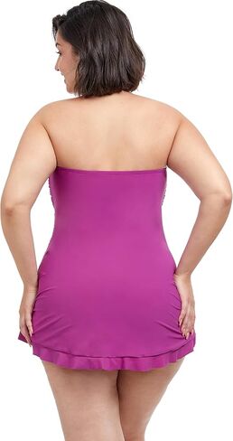 Profile by Gottex Women's Tutti Frutti Full Figure Bandeau Swimdress in Saudi Arabia