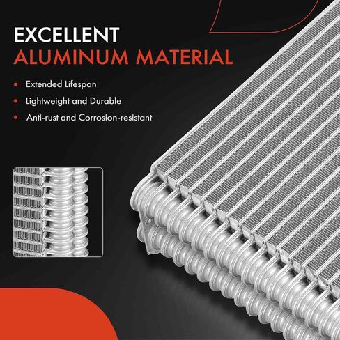 A-Premium A/C Evaporator Core Compatible with Chevrolet Colorado 2004-2012, SSR 2003-2006 & GMC Canyon 2004-2012 & Isuzu i-280 i-350 2006, i-290 i-370 2007-2008, with Pressing Plate in Saudi Arabia