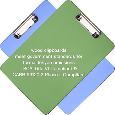 6 عبوات من ألواح الحافظة الخشبية المعاد تدويرها، ألواح الحافظة المكتبية، ألوان متنوعة، حجم حرف A4 قياسي، صديقة للبيئة in Kuwait